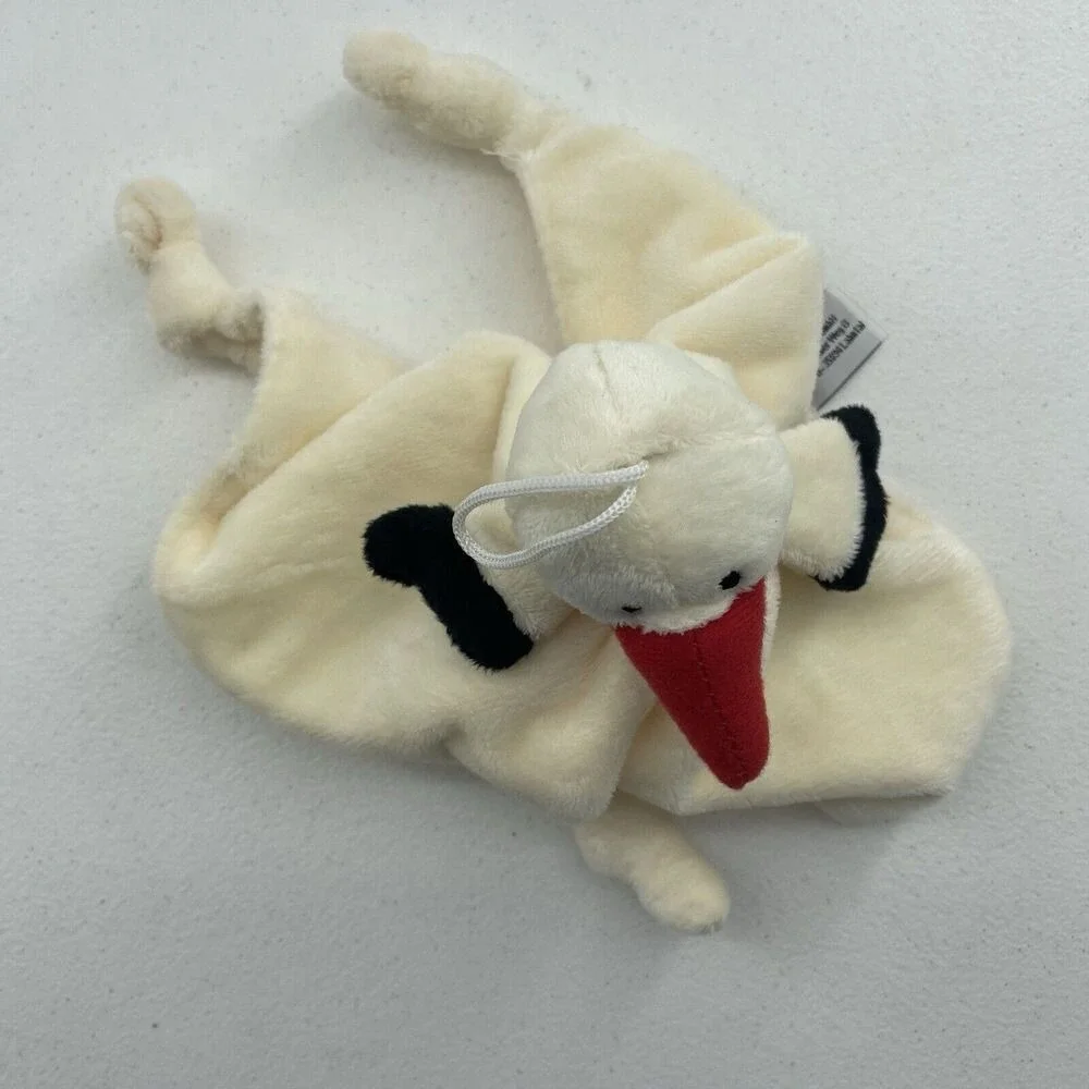 Stork Plush Baby Lovey Water Bird Marsh Wetland‎ Lake Wildlife Stuffed Animal